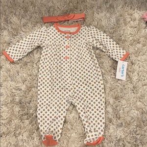 Carter’s Sleep and Play with Bow 3M